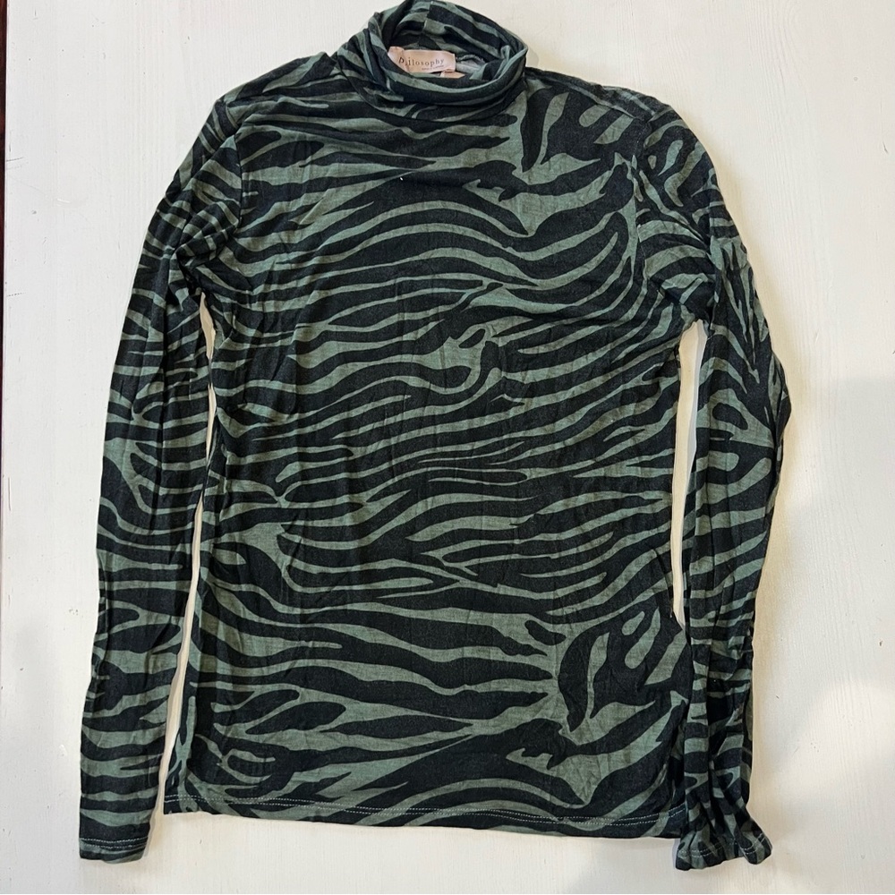 NWT Philosophy Mock Neck Long Sleeve